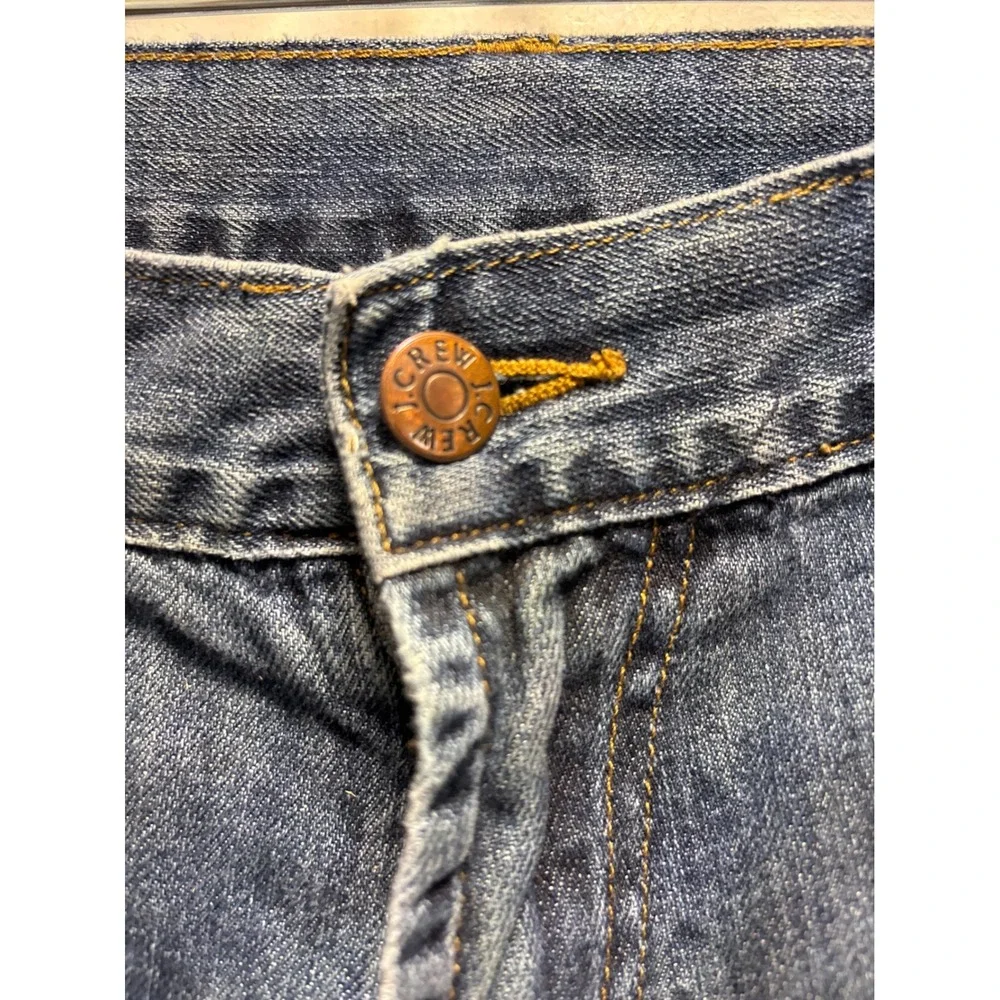 J Crew Mens Jeans 38x32 Blue Wash Straight Leg‎ Classic Fit Denim Pants